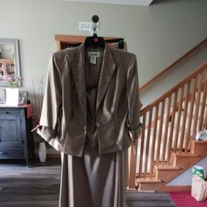 Mother of the Bride dress and jacket.